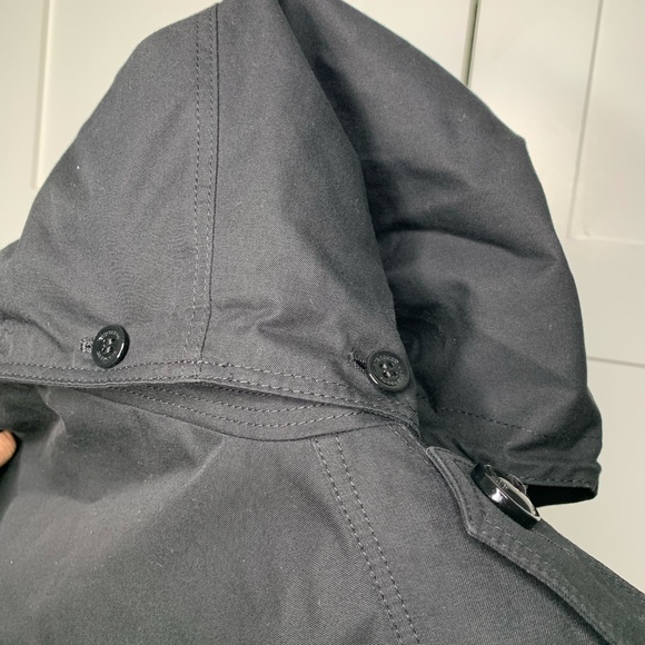 Burberry Black Trench Coat - Picture 7 of 16